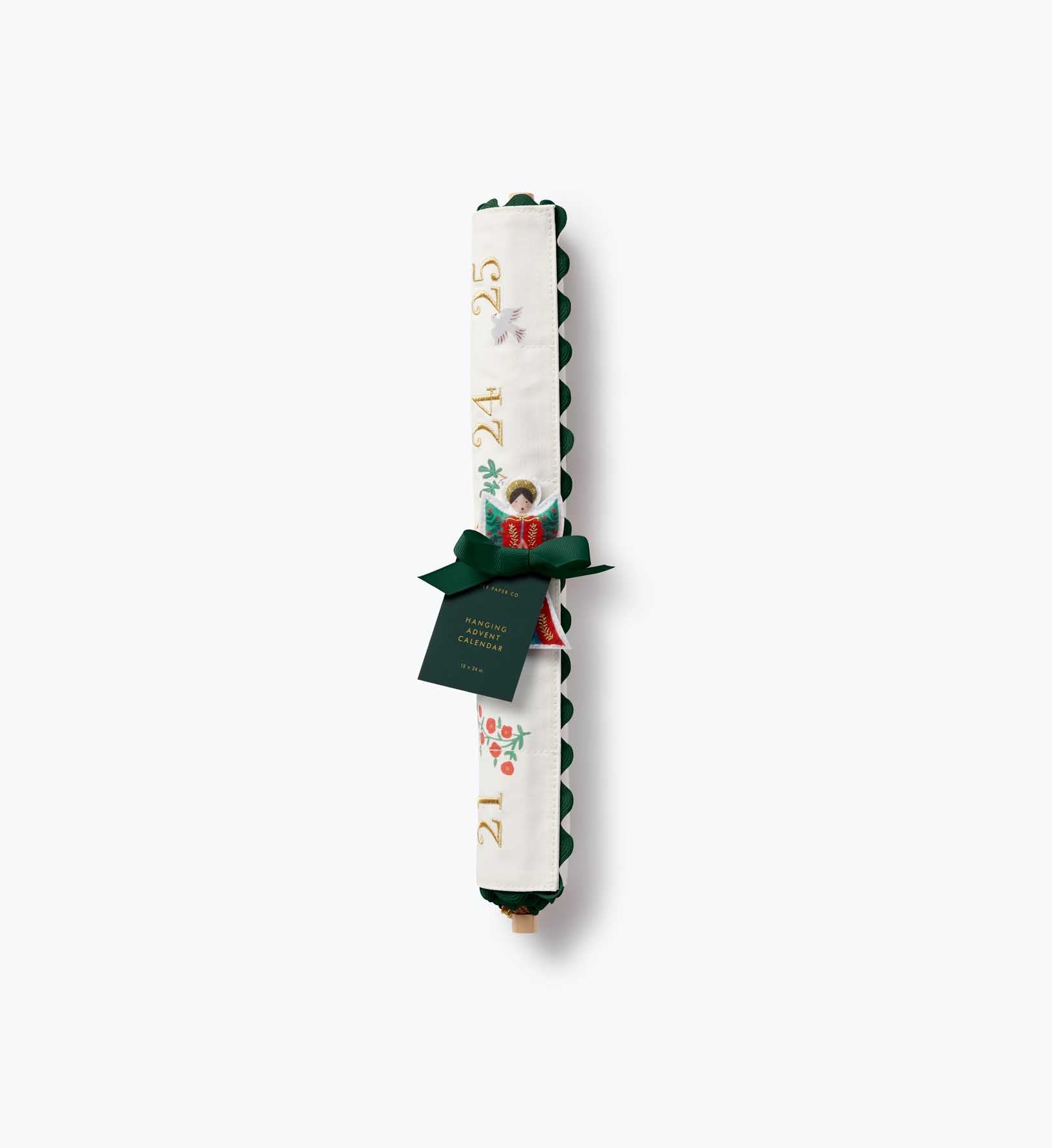 Embroidered Hanging Advent Calendar - Nativity